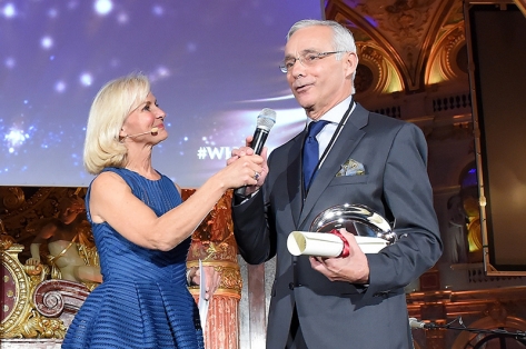 Olivier Louis at the Worldwide Hospitality Awards 2016 ceremony
